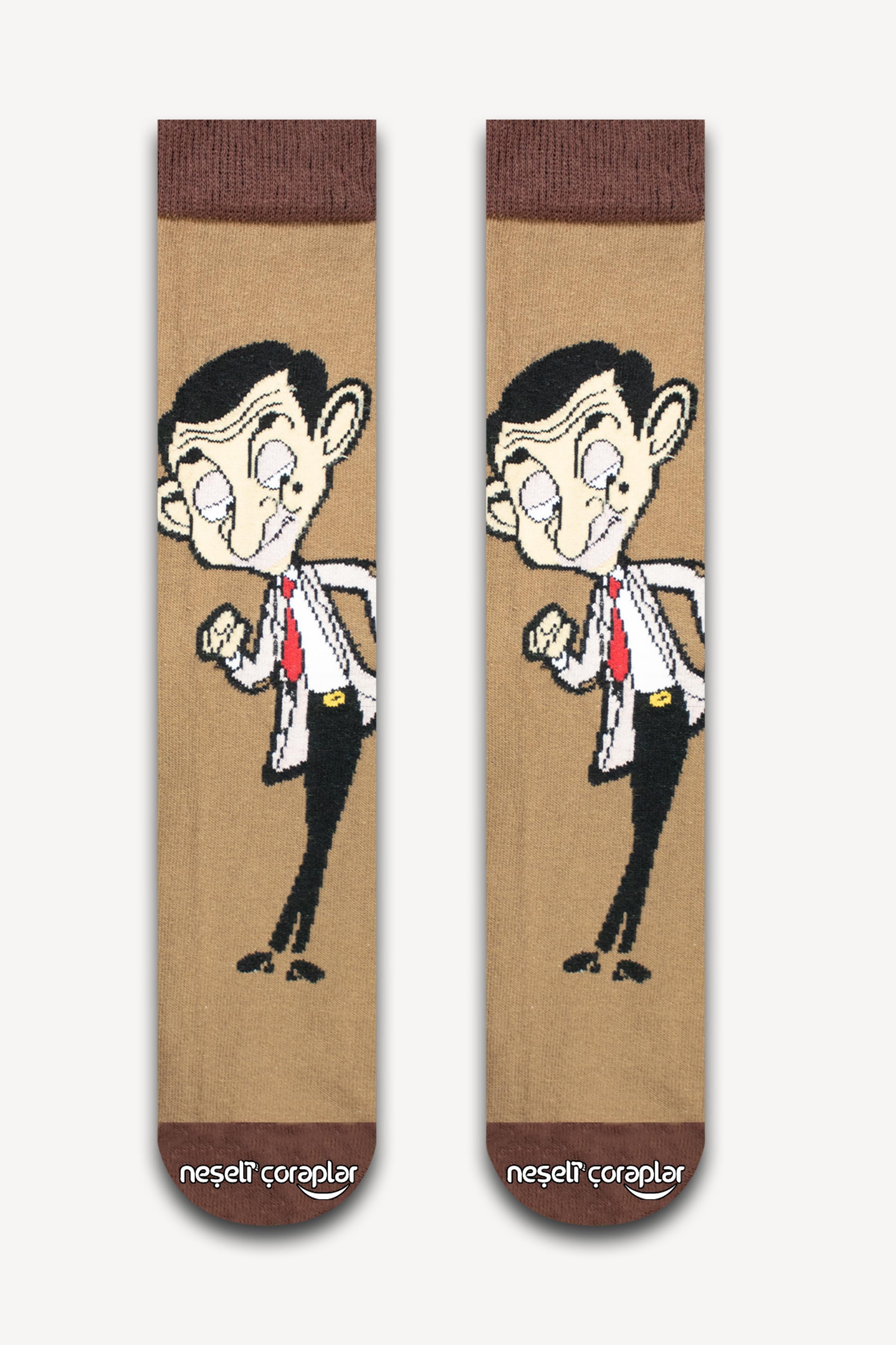 Mr.Bean Renkli Unisex Çorap