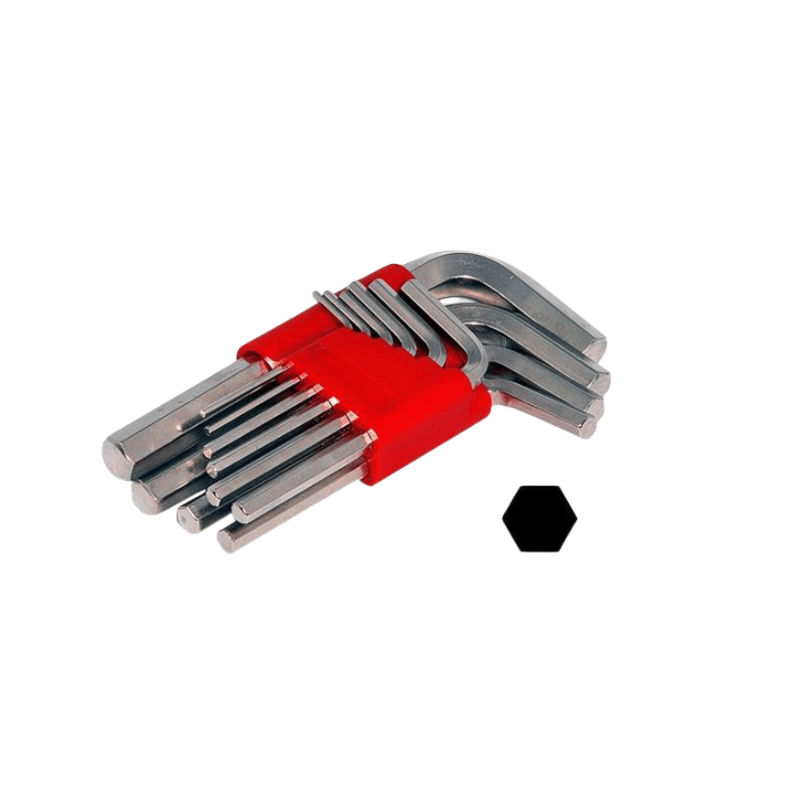 Allen Anahtar Takim Altı Köşe (SAE) (10 Parca)