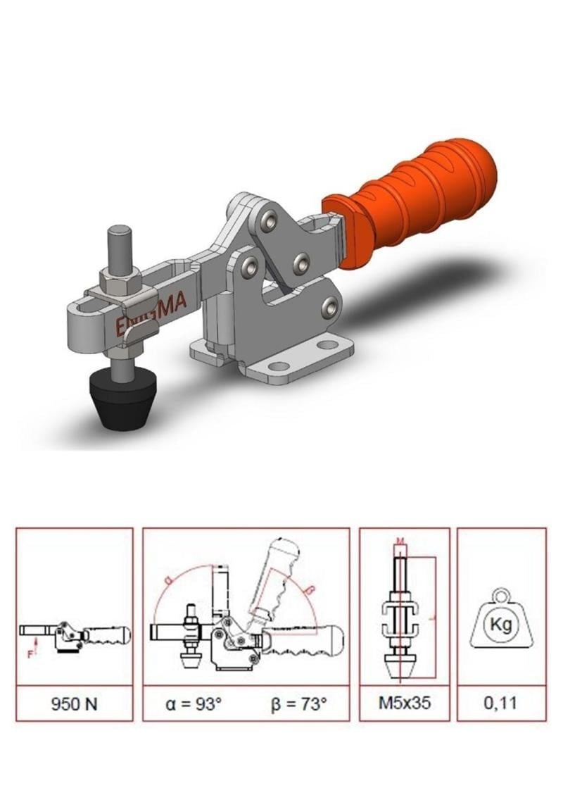 Enigma Vertikale Basis Horizontaler Kipp-Spanner 16265