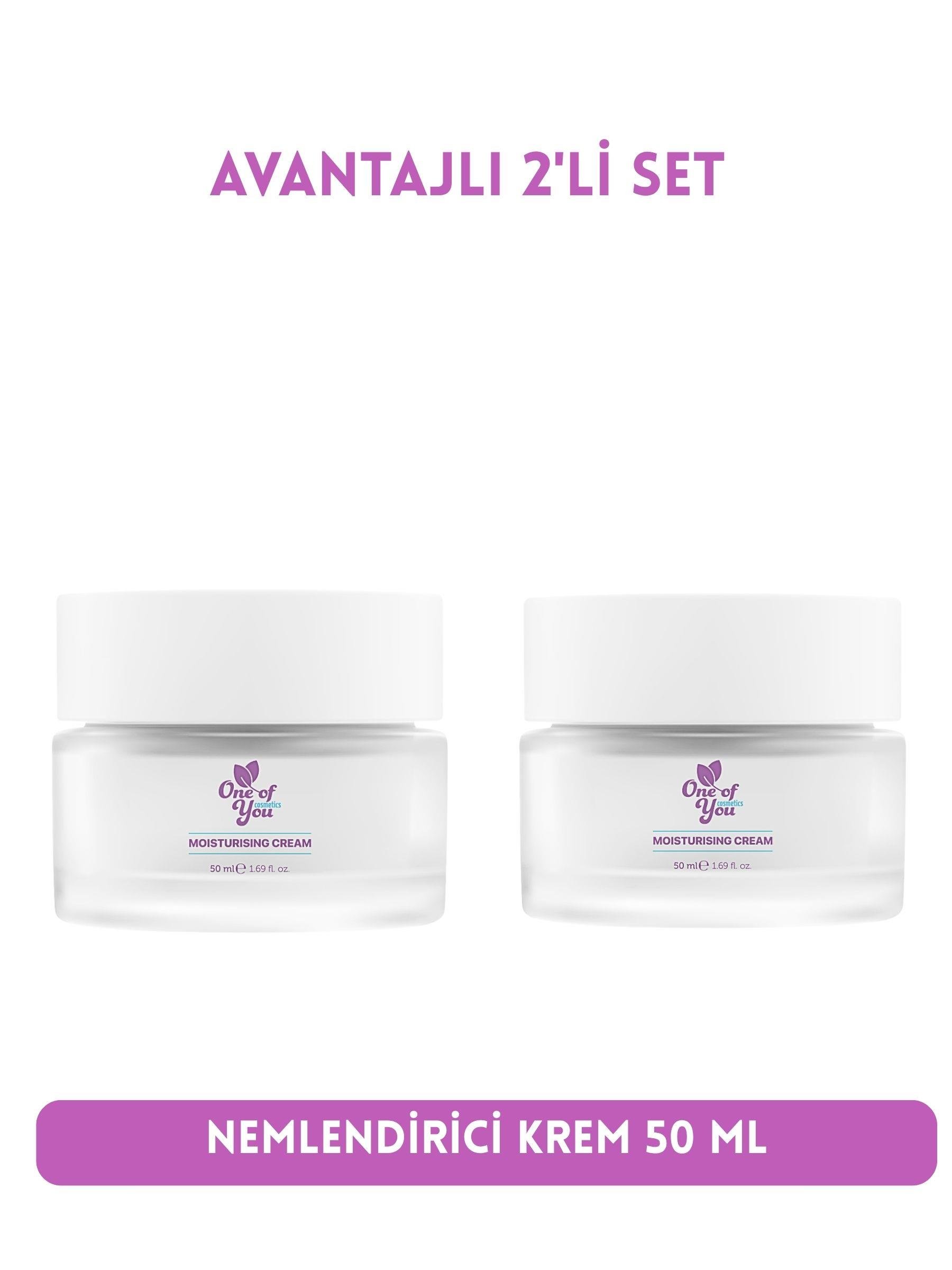  MOISTURISING CREAM  50 ML 2'Lİ SET