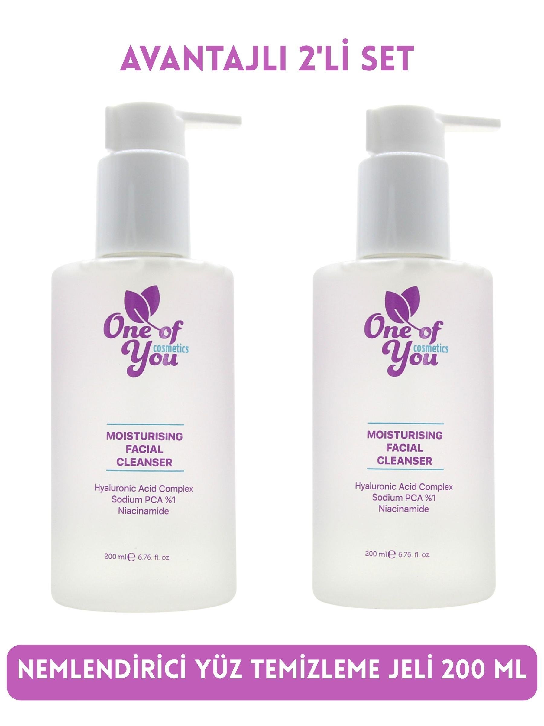 MOISTURISING FACIAL CLEANSER 200 ML 2'Lİ SET