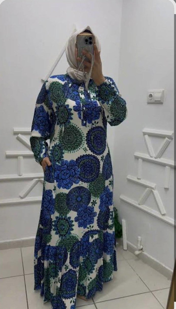 HİRA VİSKON ELBİSE 
