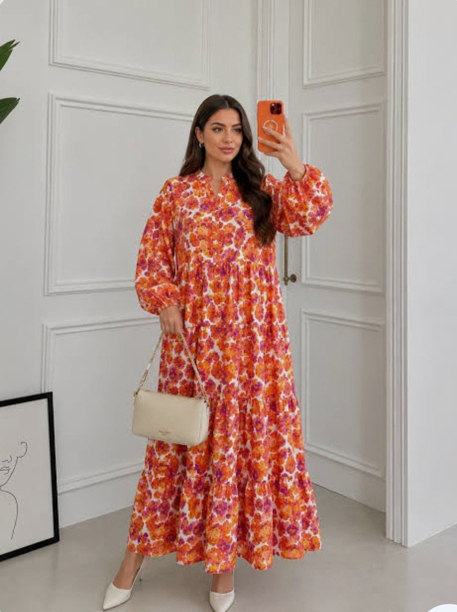 MANGO DESEN ELBİSE