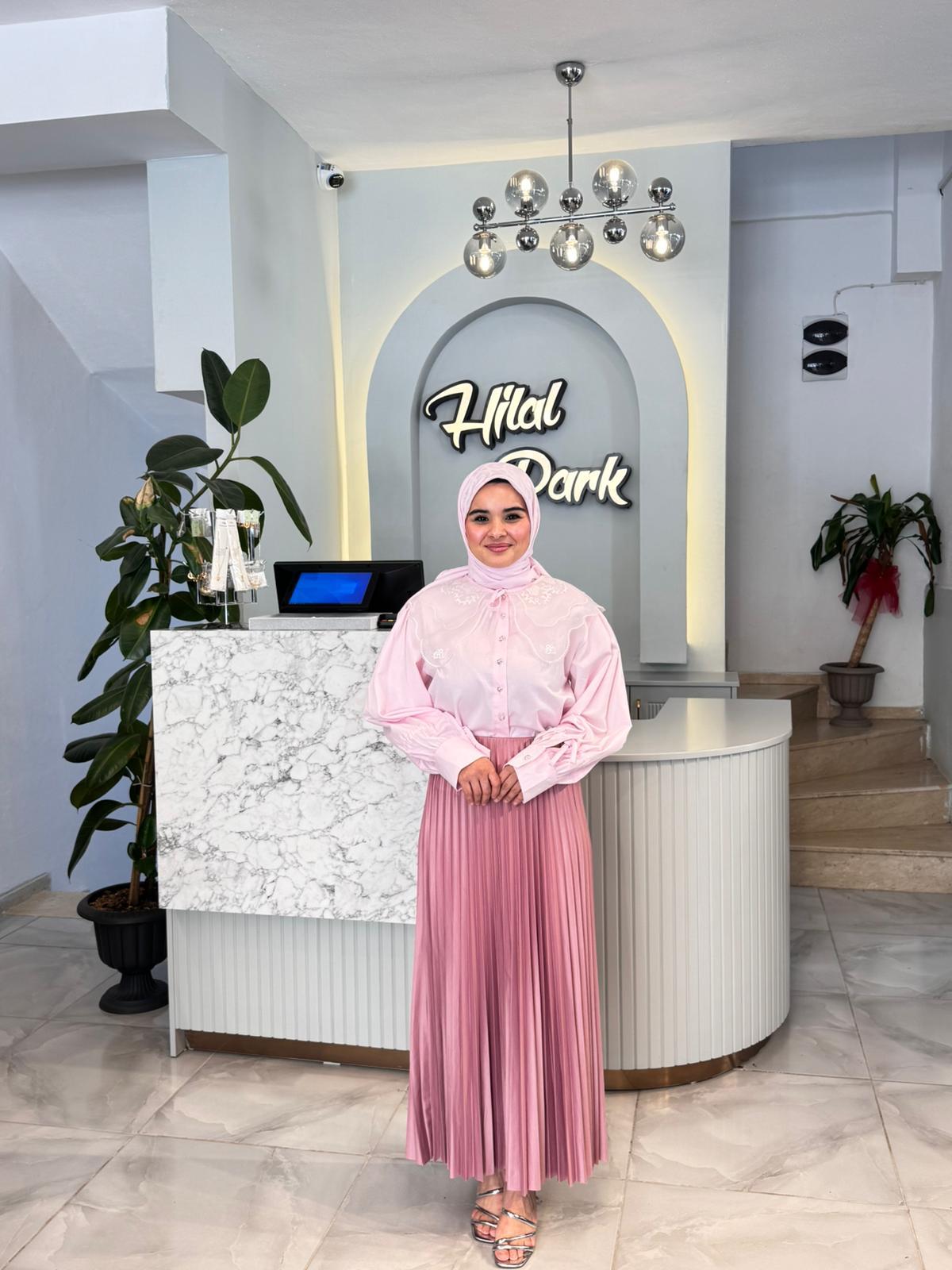 PİLELİ DÜZ ETEK 