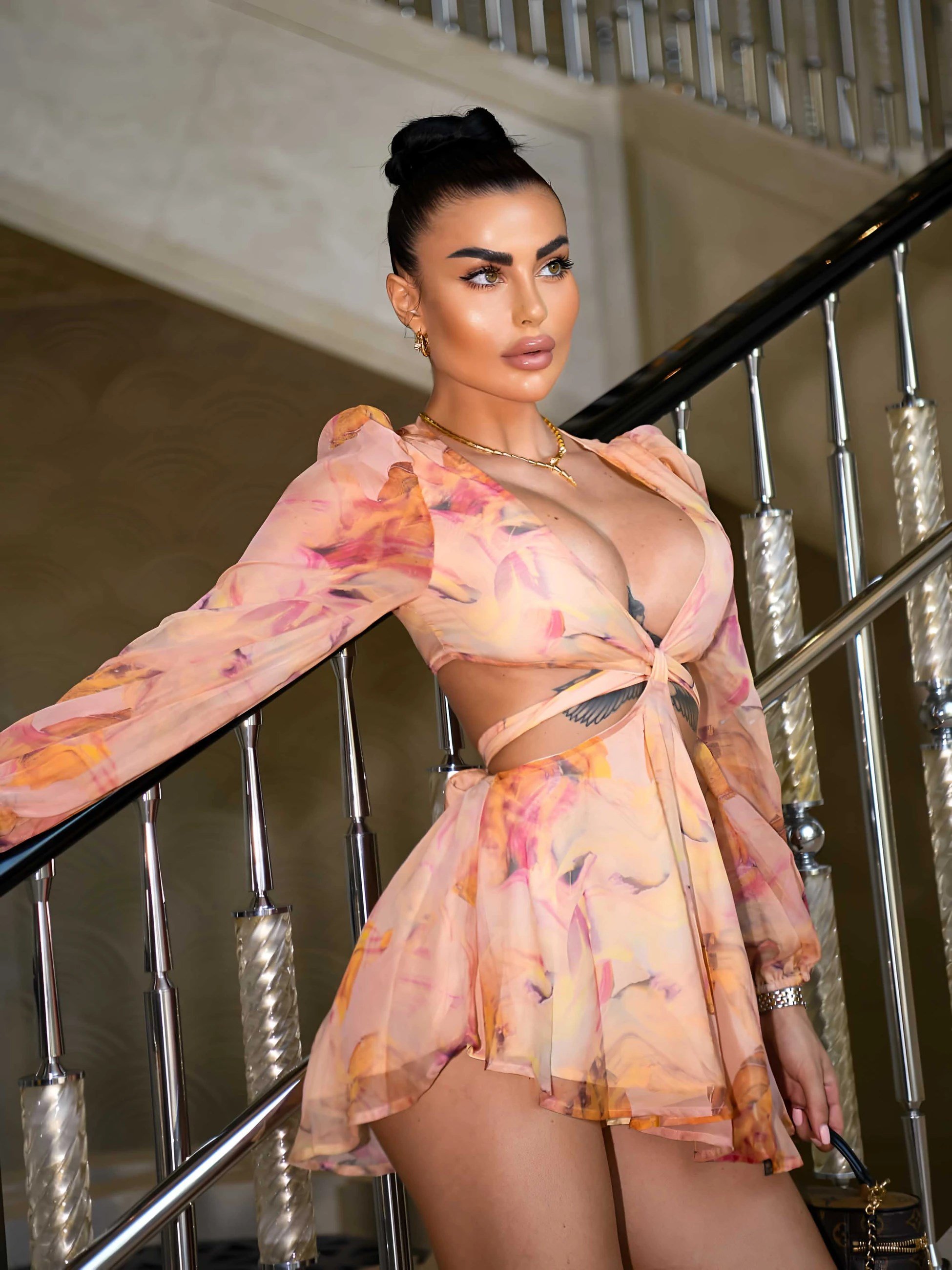 ROMPERS ŞİFON ELBİSE