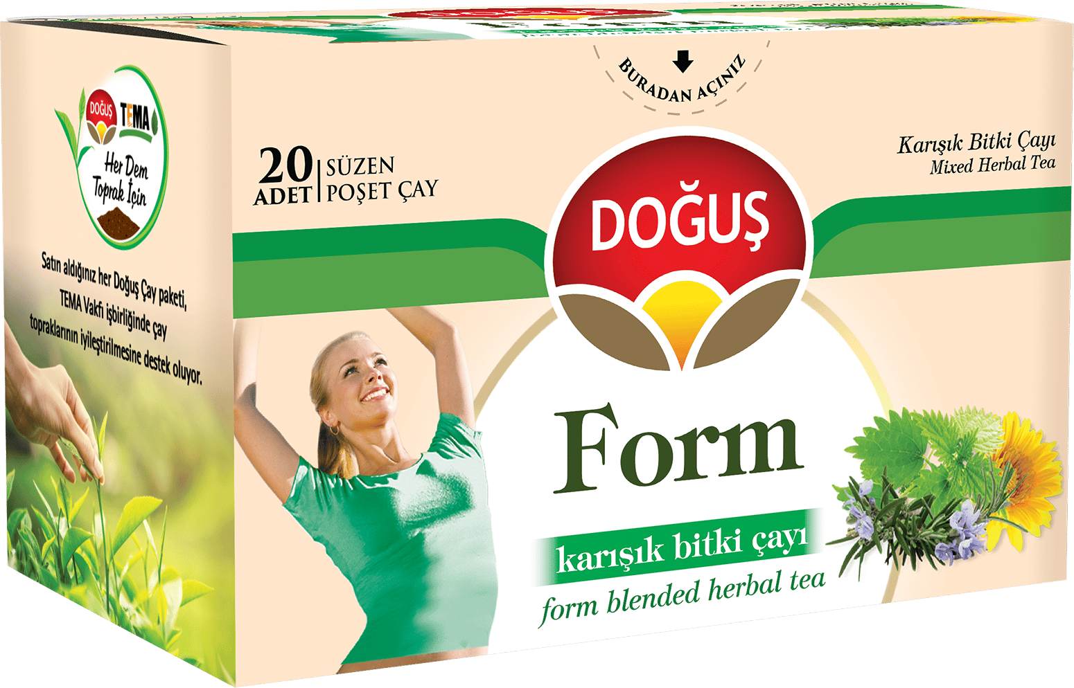 Doğuş Form Karışık Bitki Çayı Süzen P. 20X2Gr 12Li