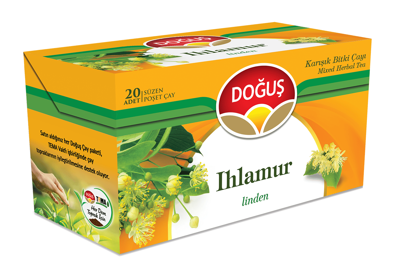 Doğuş Ihlamur Bitki Çayı Süzen Poşet 20X1,6Gr 12Li