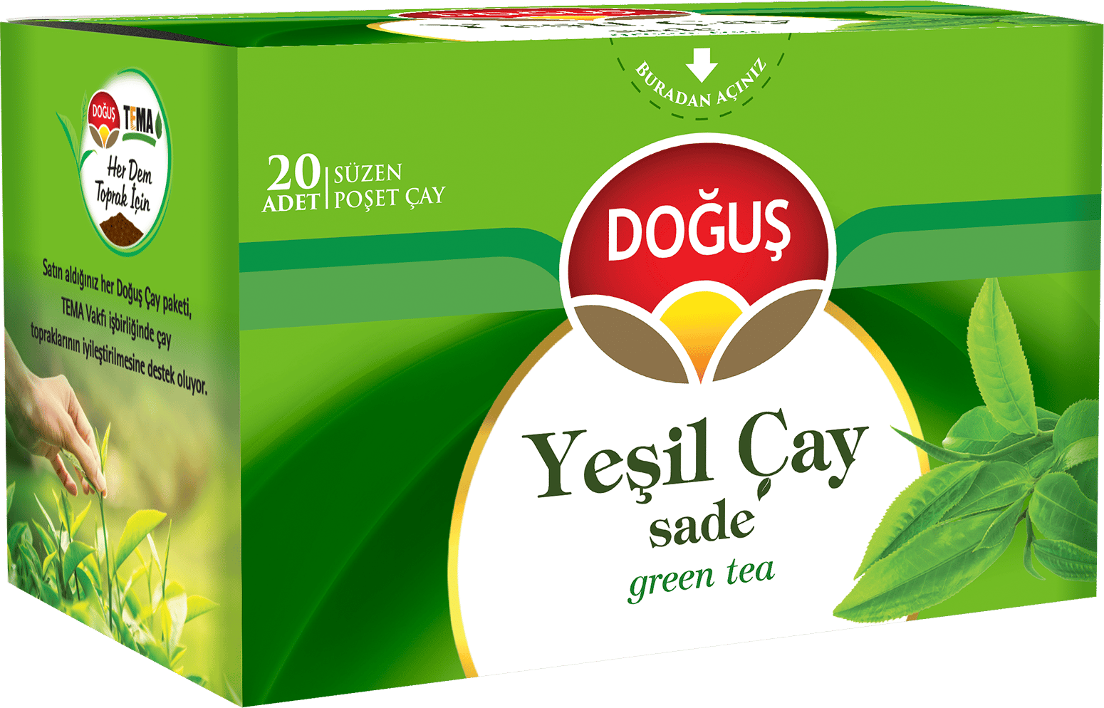 Doğuş Yeşilçay Süzen Poşet 20X1,75Gr 12Li