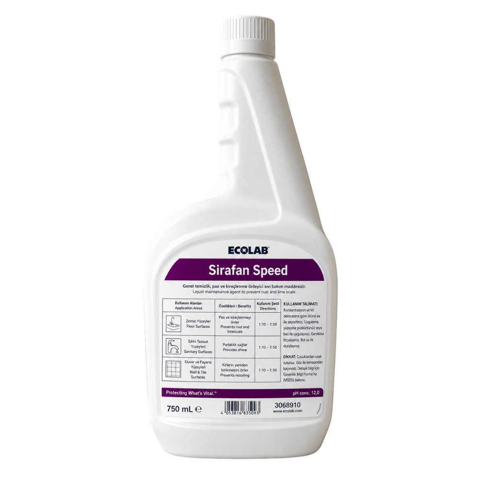 Ecolab Sirafan Speed Dur.Gr Hızlı Dezenfektan 1 Lt
