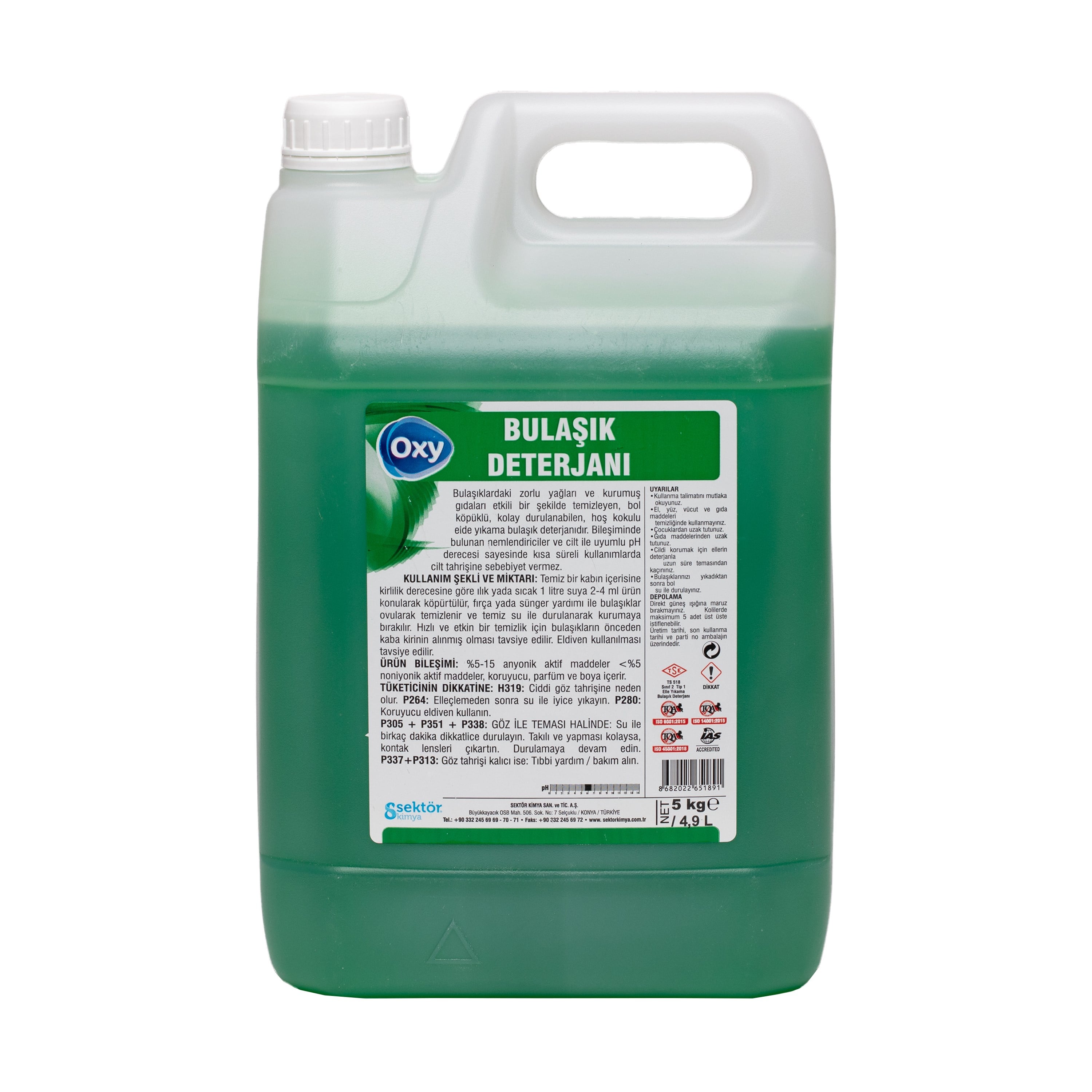 Oxy Bulaşık Deterjanı 5 KG