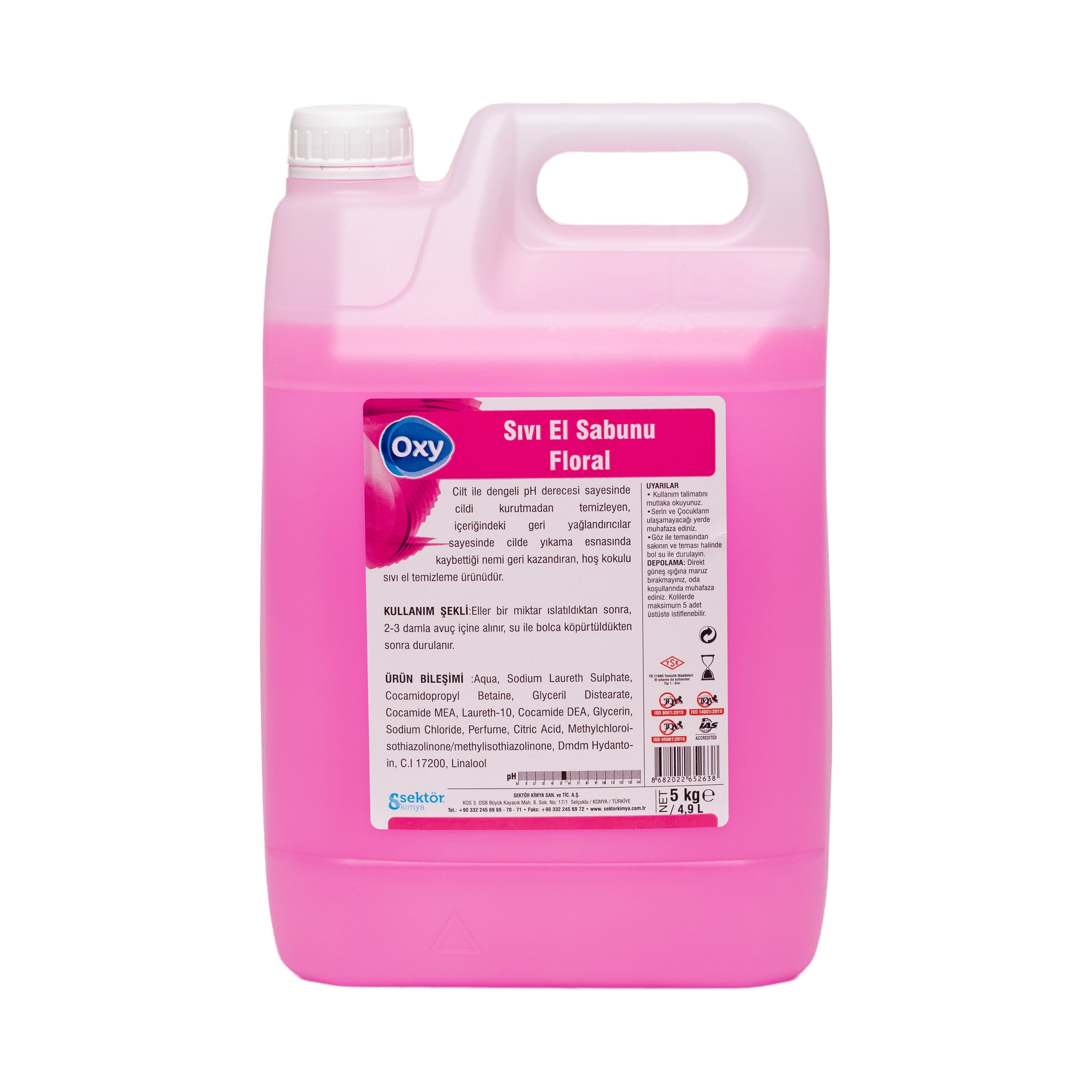 Oxy Sıvı El Sabunu 5 KG
