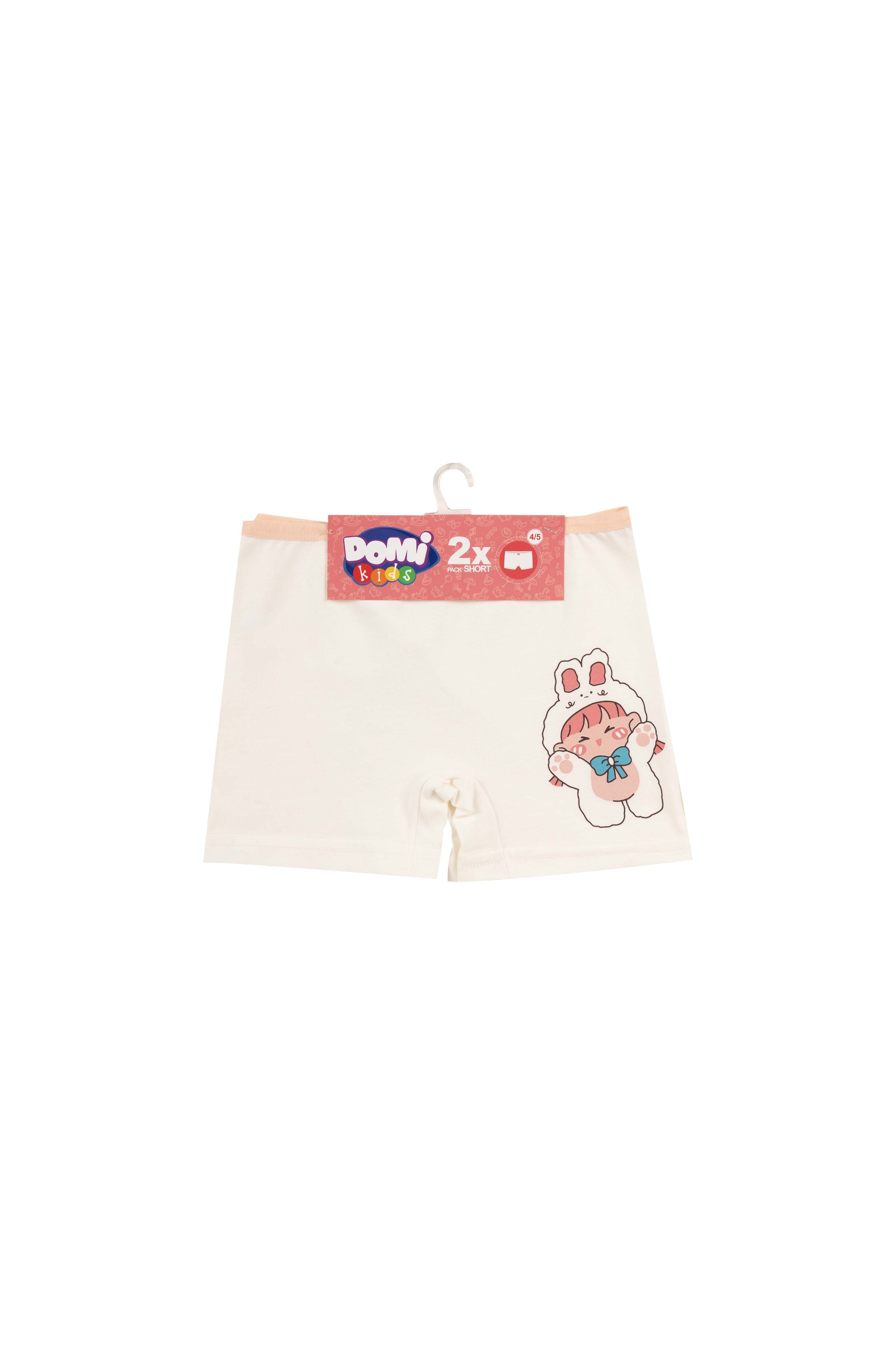 GIRL'S UNDERWEAR - 2-PACK SHORTS