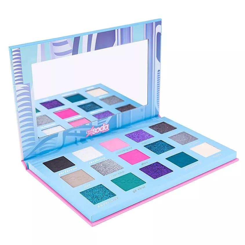 Eyeshadow palette ELECTRO WORLD  softdivalution 21g