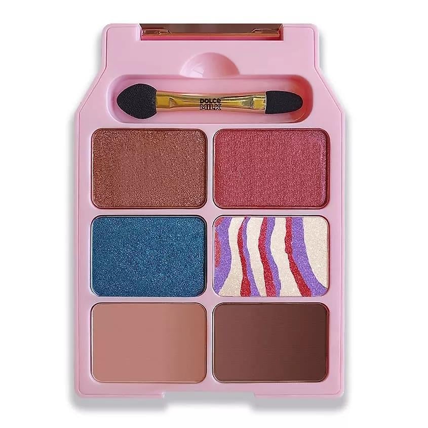 Eyeshadow palette Merry Miss Wild Strawberry milk pack 6 colors