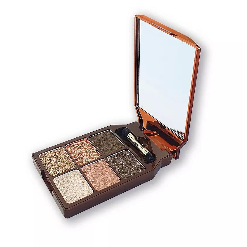 Eyeshadow palette Shaking Shoko-Choco milk pack 6 colors