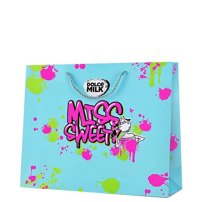 Gift bag DOLCE MILK 30, 32*26*10 cm blue