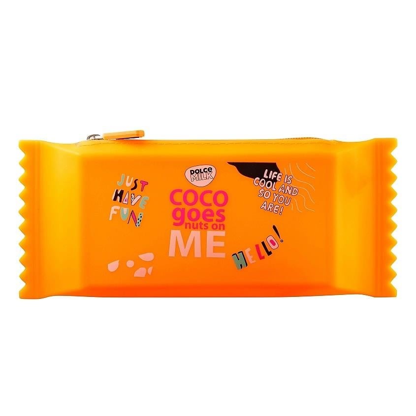 Pencil case Candy, orange 24*9.5 cm
