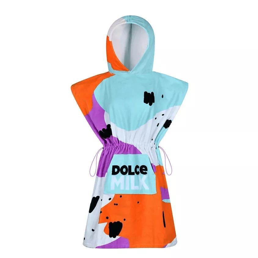 Set 273 (Robe + towel orange-violet stain pattern) box