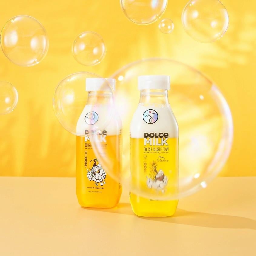 Two-phase bath foam  PINO COLADINO  pineapple&coconut, fl 400 ml Smoothie