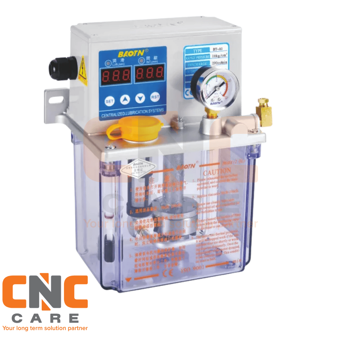 BAOTNBT-A12-226 ( 220 V ) 2LT  ZAMAN AYARLI CNC YAĞLAMA ÜNİTESİ  NONE