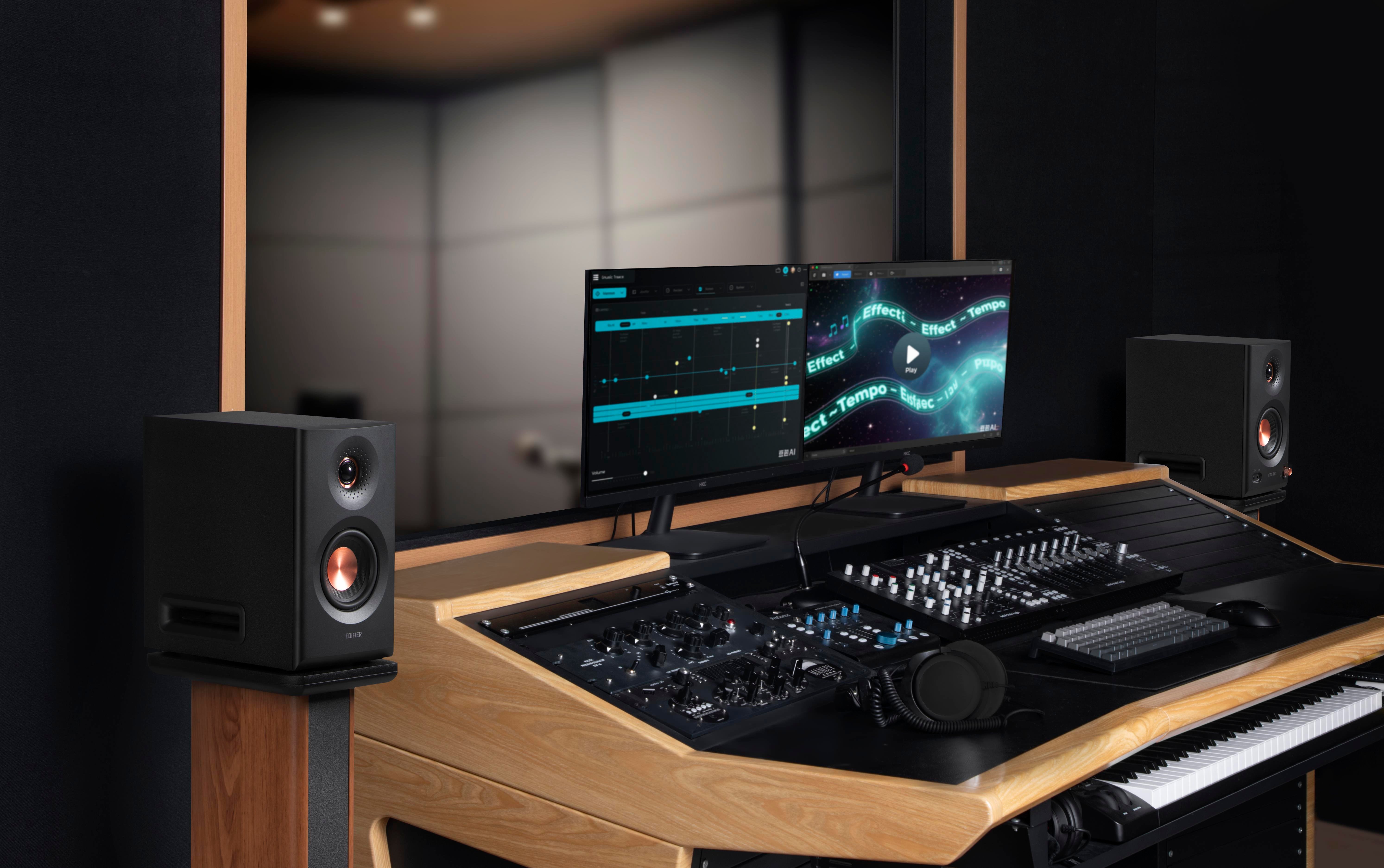 EDIFIEREdifierEdifier MR5 Güçlendirilmiş Stüdyo Monitör Hoparlörü Siyah