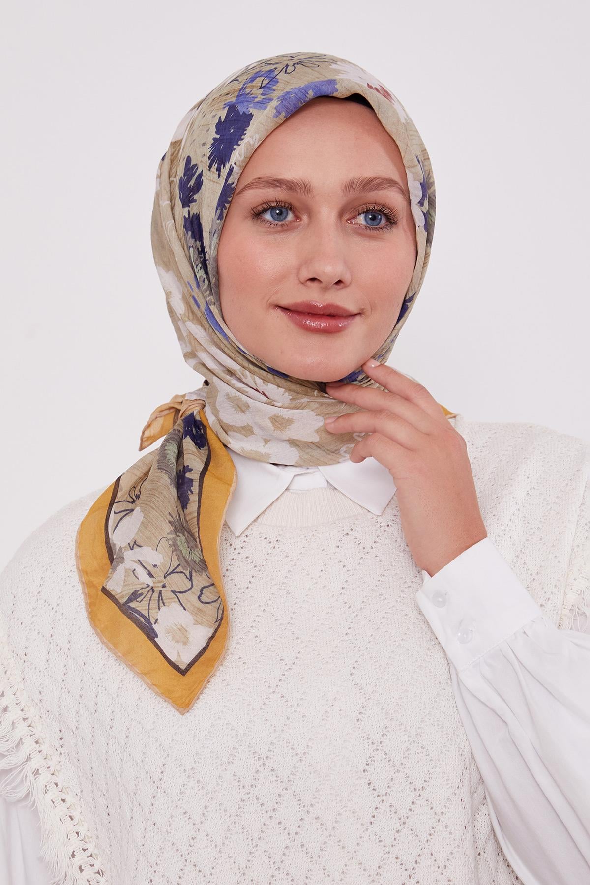 Summer Eşarp | Hardal