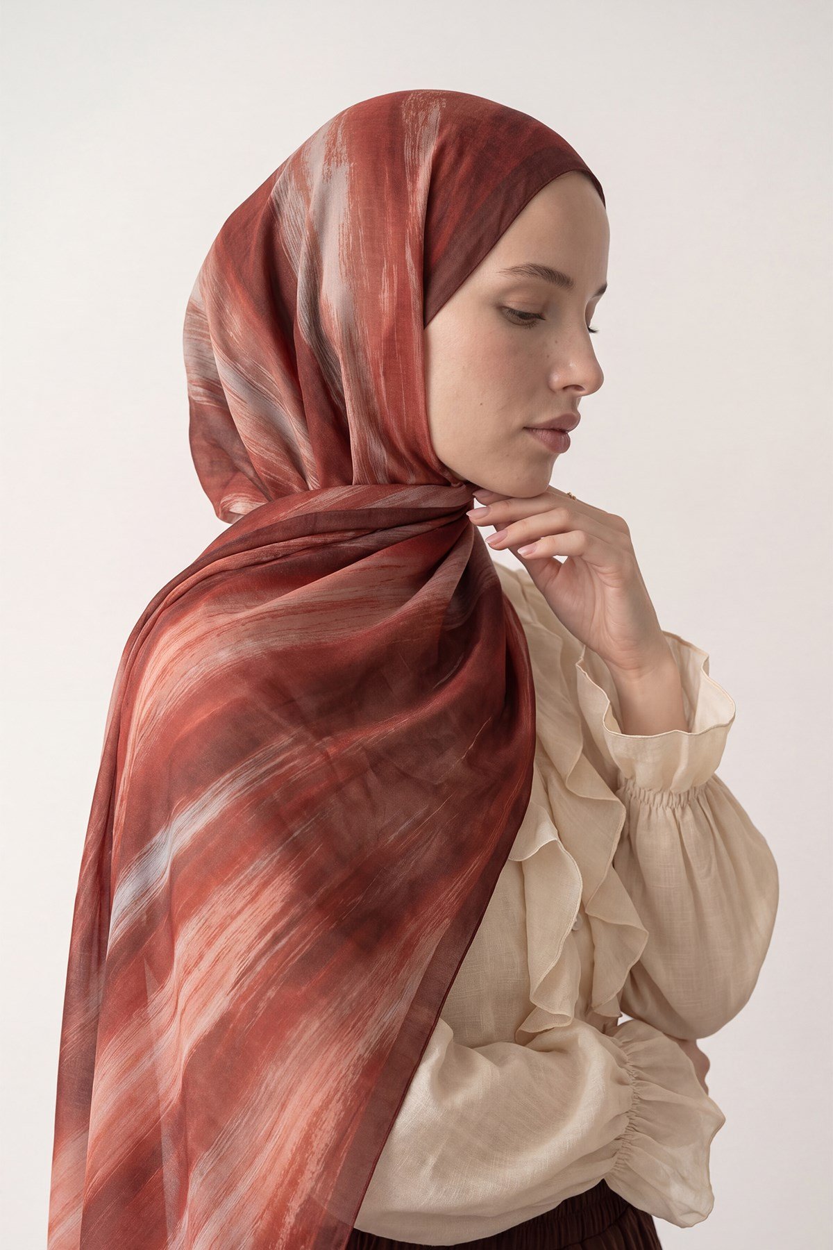 Summer Şal | Dumanlı Bordo