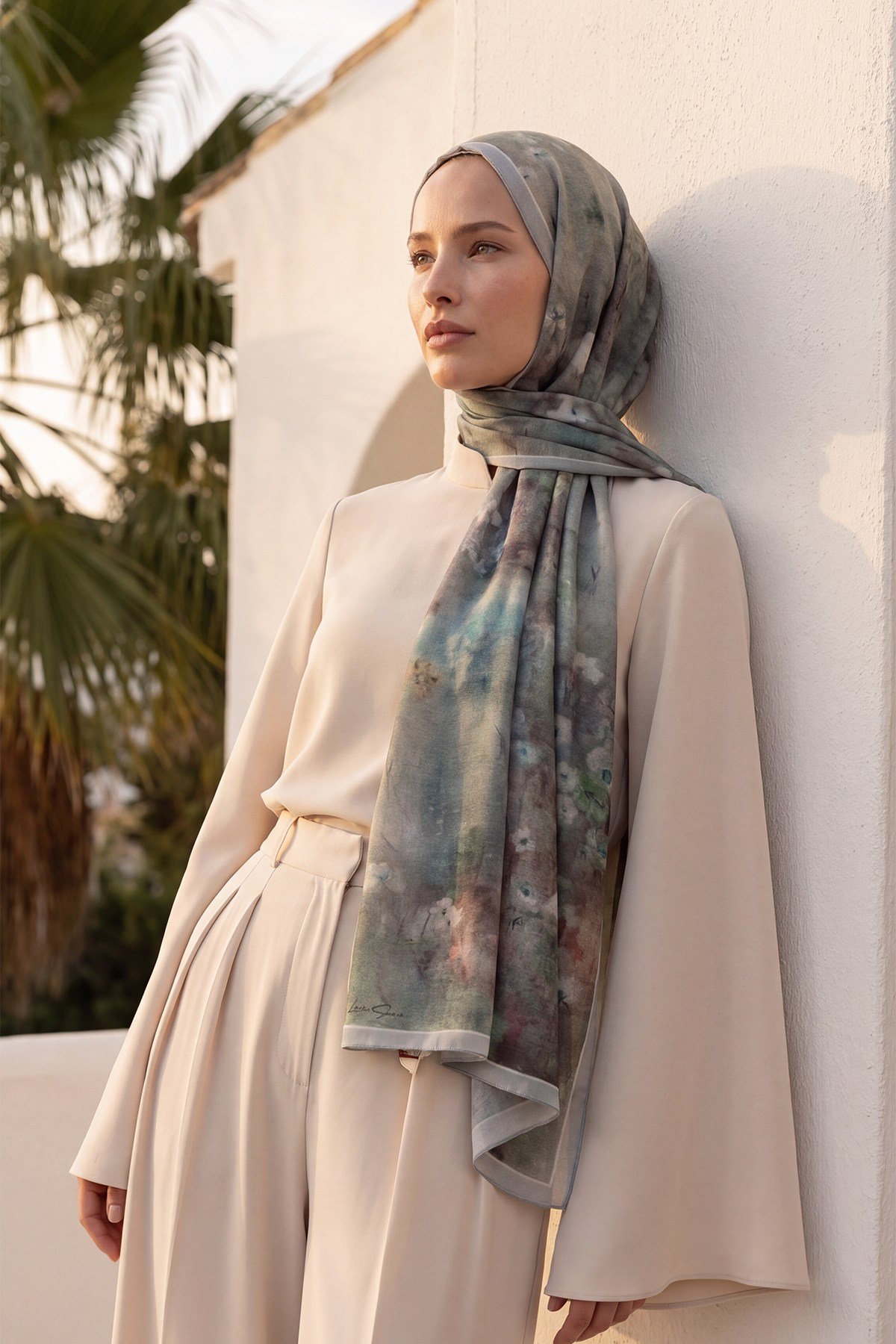 Summer Şal | Pastel Mavi
