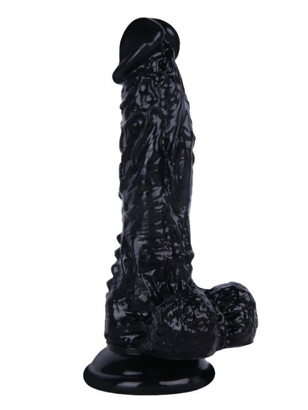 Realistik Dildolar18,5cm Siyah Dildo Elisium