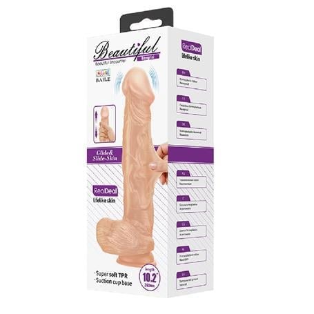 Realistik Penisler26 cm Titreşimli Gerçekçi Kalın Dildo Penis - BergrisiLilituShop