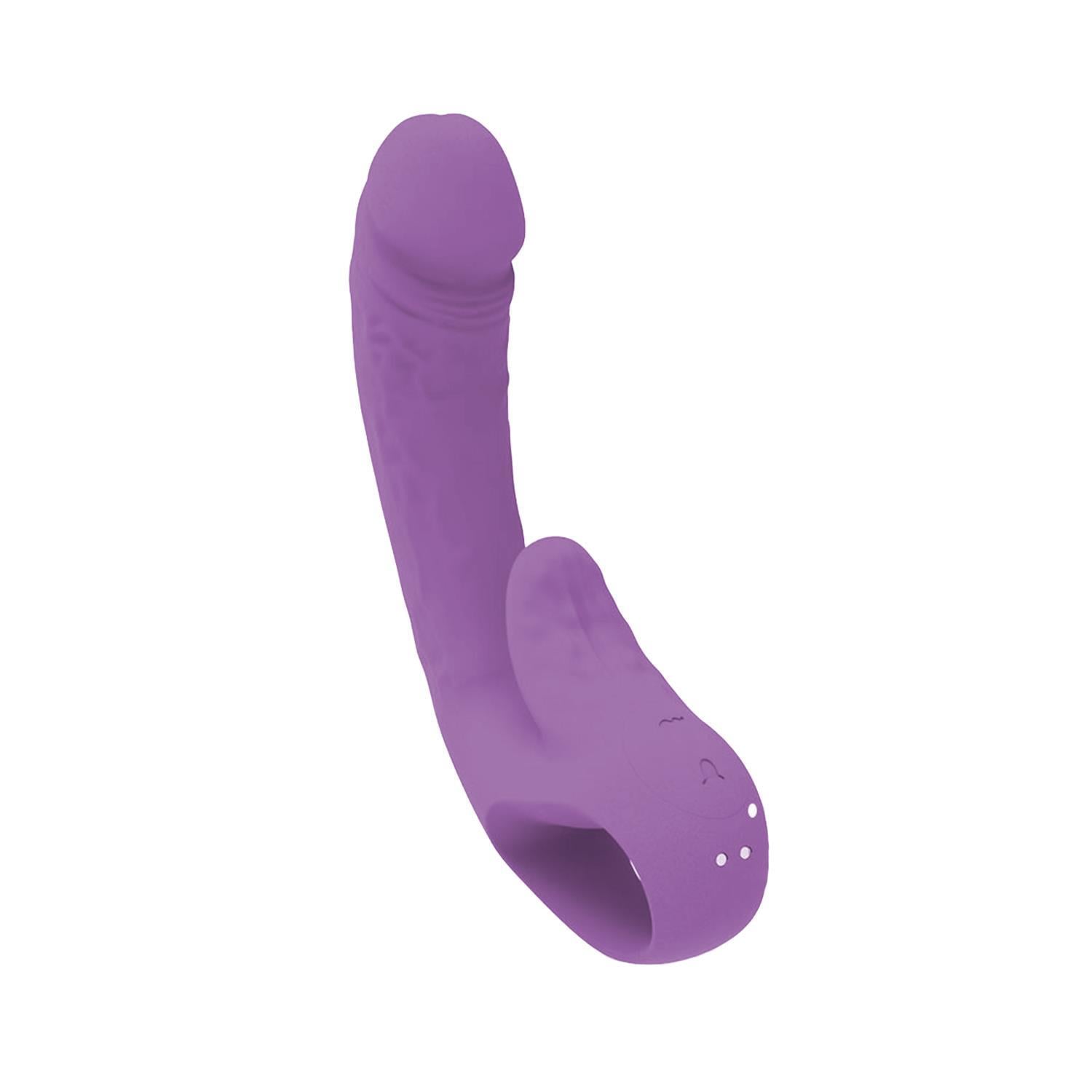 Teknolojik VibratörlerÇift Motorlu Modern Rabbit Vibrator MorElisium