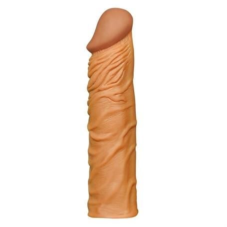 Penis Kılıfları HalkalarıNature Extender 5 cm Dolgulu Premium Melez Silikon Penis KılıfıLilituShop
