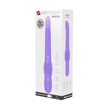 Vibratör ÇeşitleriUSB Şarjlı İleri Geri Hareketli Teknolojik Vibratör Mor - PazuzuLilituShop