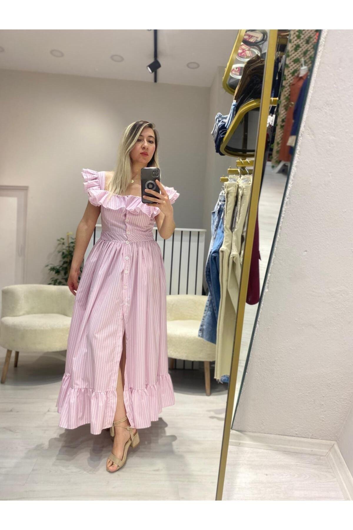 Bridgertone Pembe Elbise