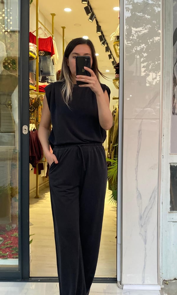 Vatkalı Pike Modal Takım - Antrasit