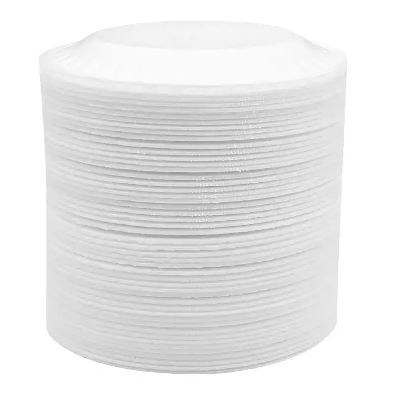 Yuvarlak Köpük Tabak Küçük Boy 23 cm 100'lü Paket