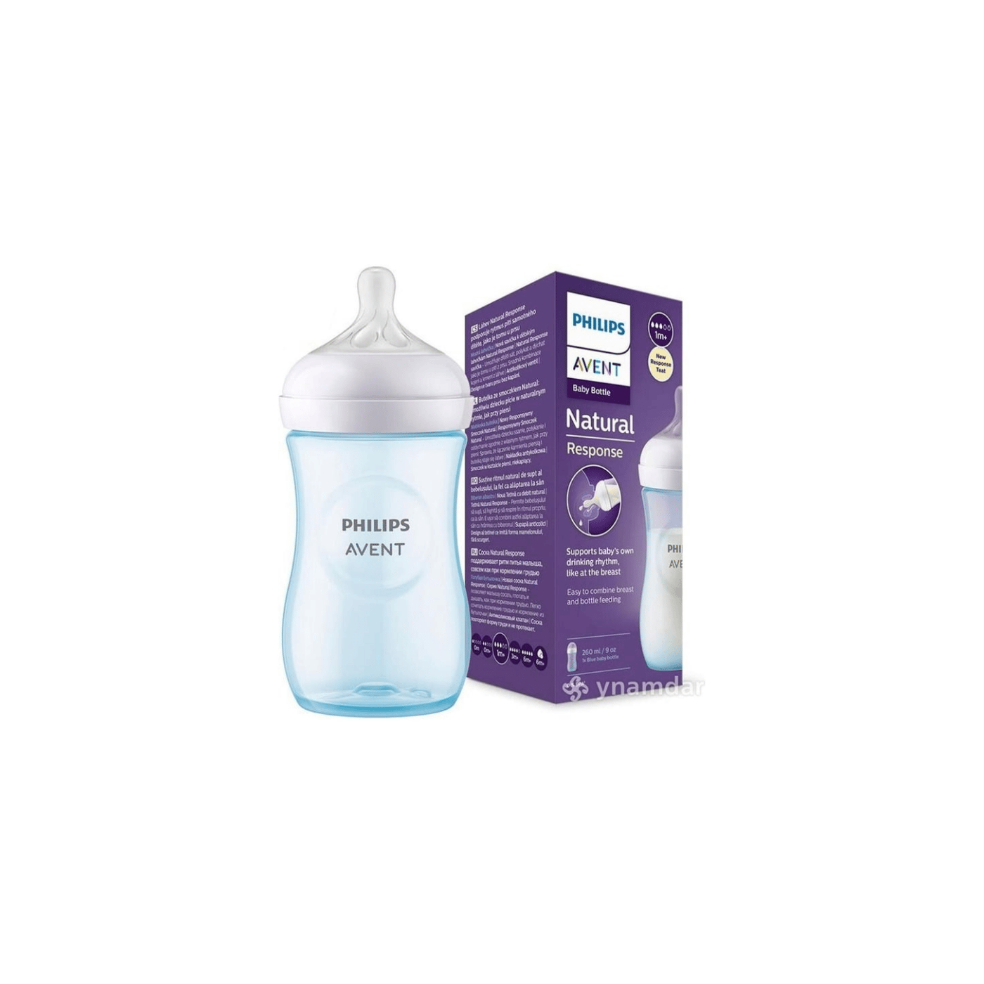 Philips Avent Natural Response PP Pembe Biberon 1+ Ay 260 ml SCY903/11