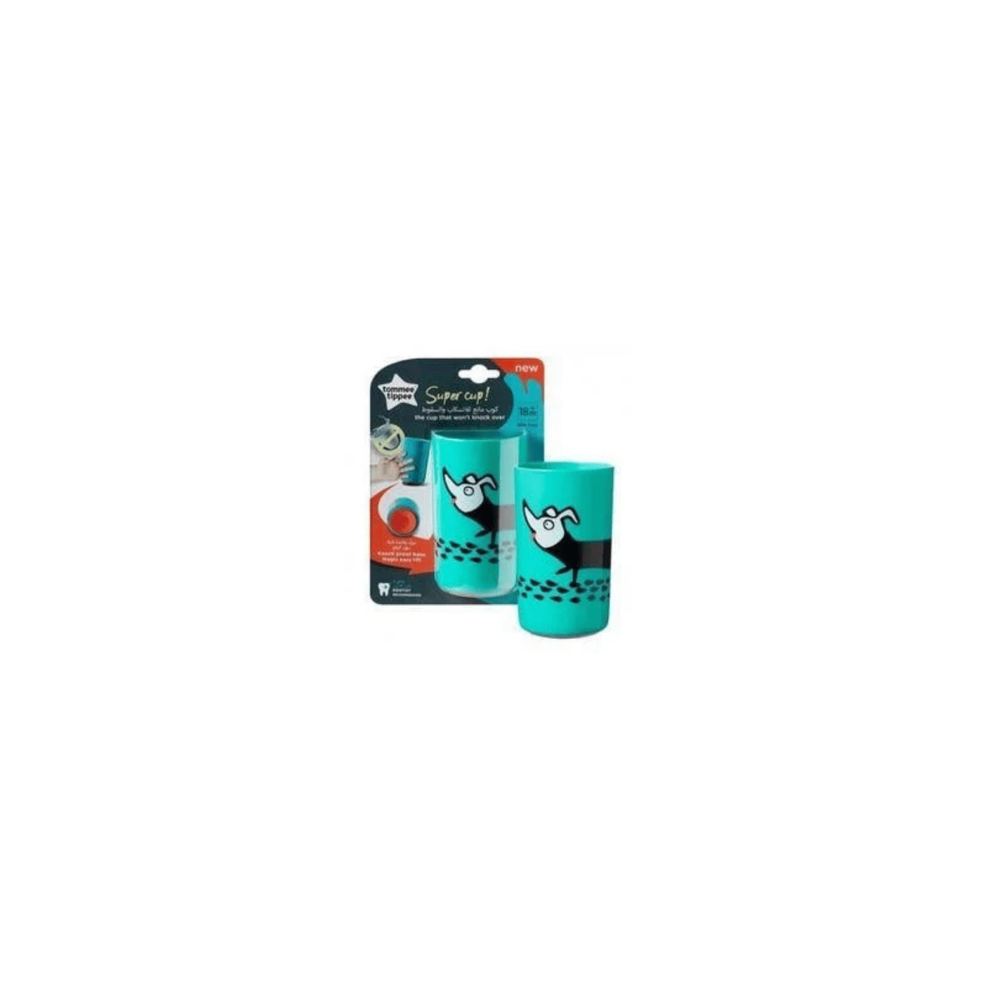 Tommee Tippee Süper Bardak 300 ml - Devrilmeyen Bardak Yeşil