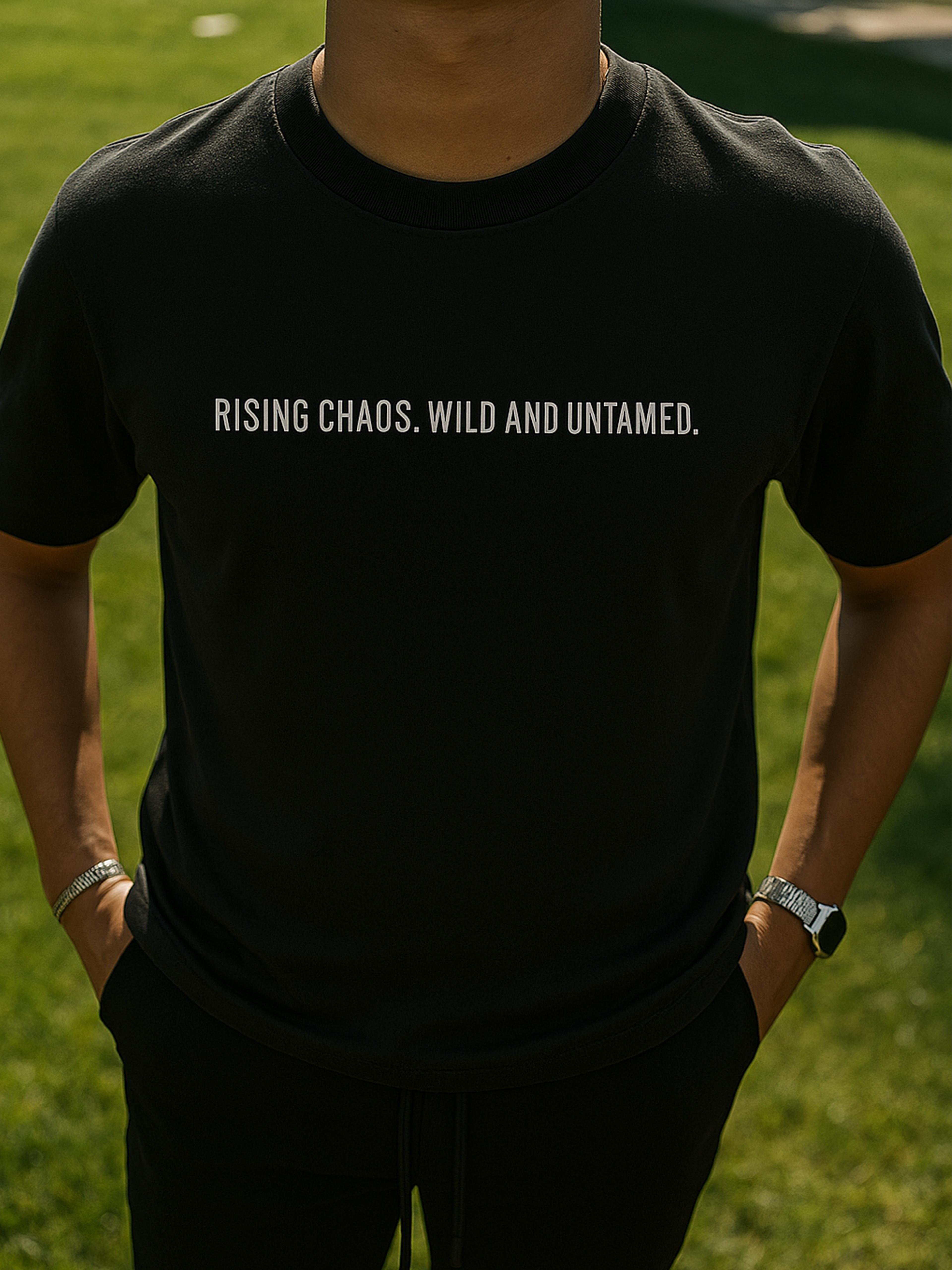 Tempest Baskılı Siyah Regular Kalıp T-Shirt