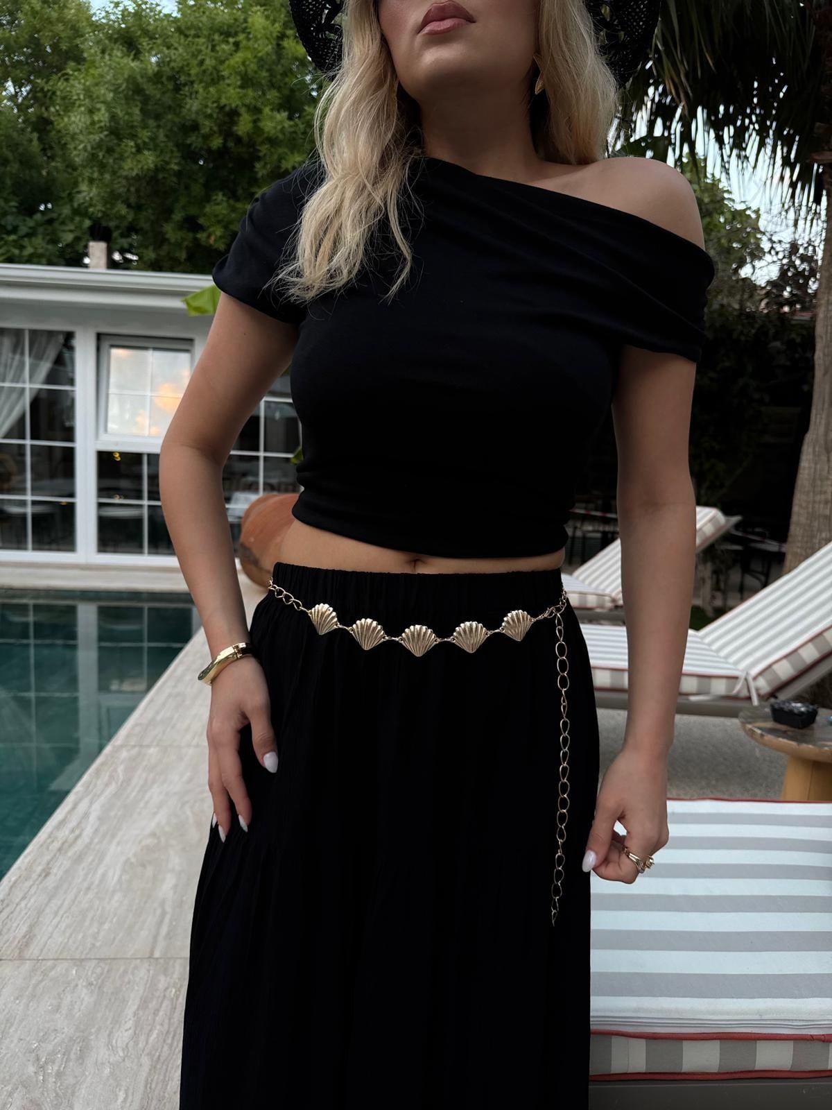 Altın Sarısı İstiridye Kemer