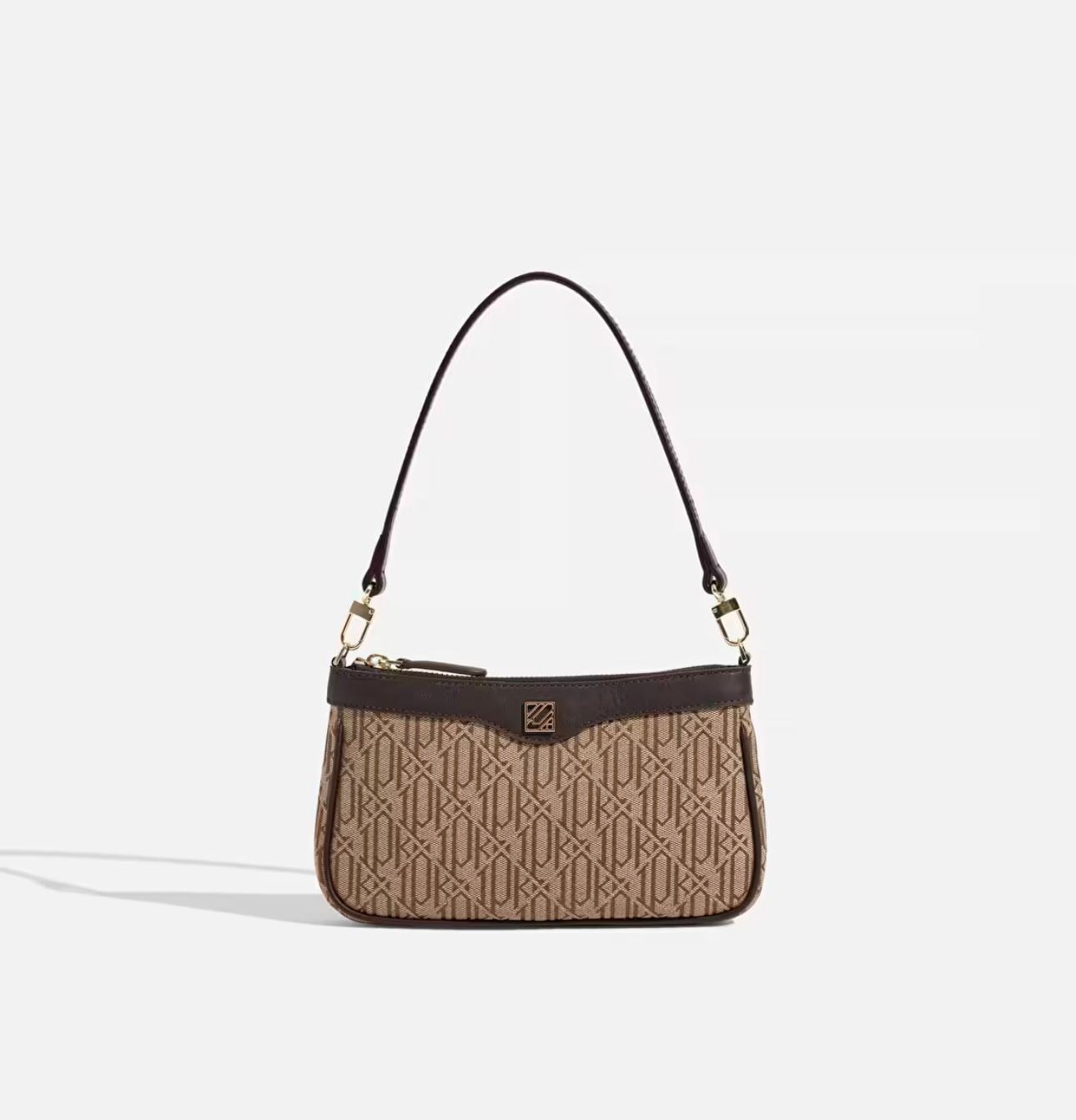 Camel Desenli Baget Marka Model Çanta