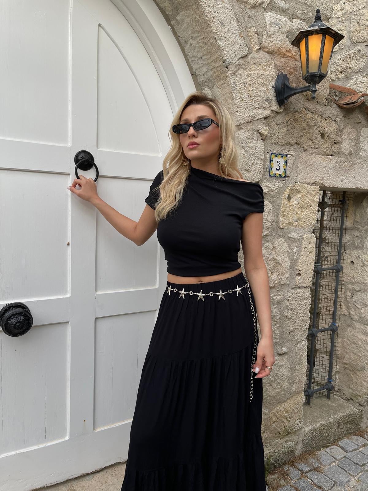 Gümüş Deniz Yıldızı Detaylı Kemer