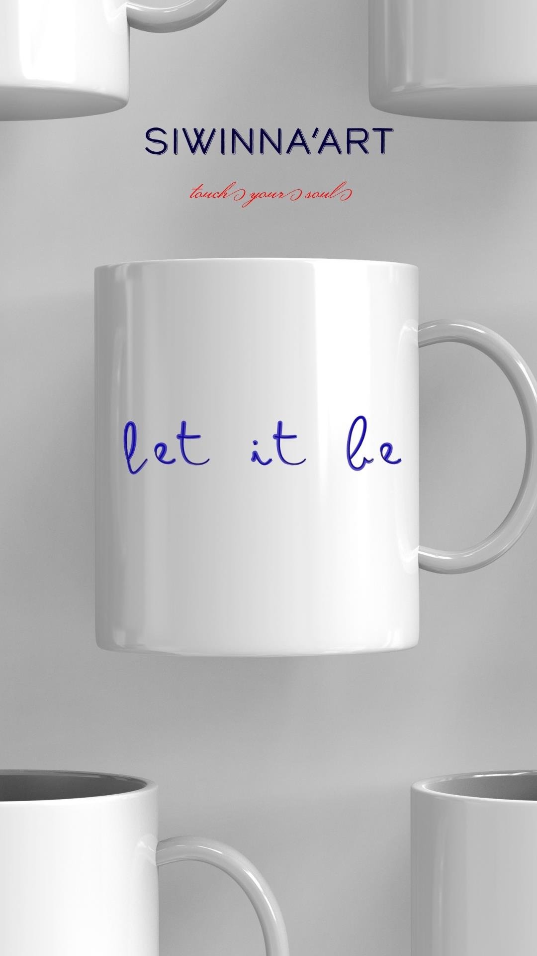 LET IT BE ÖZEL TASARIM KUPA