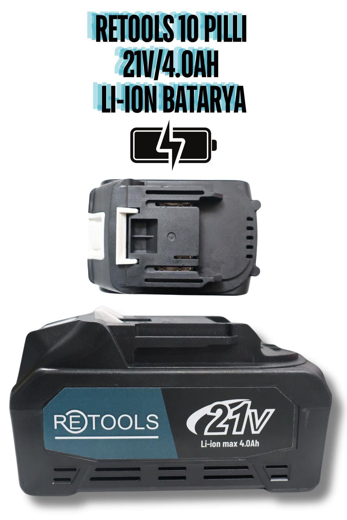 10 Pilli Li-ion Batarya 21V/4.0AH Mavi