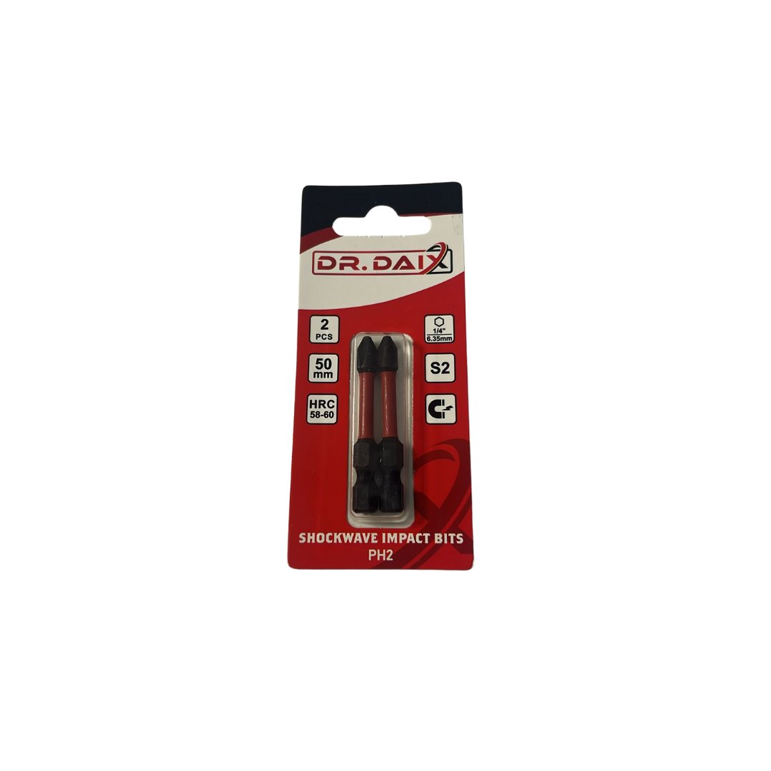 Dr.Daix PH2 x 50 mm Darbeli Bits Uç Seti