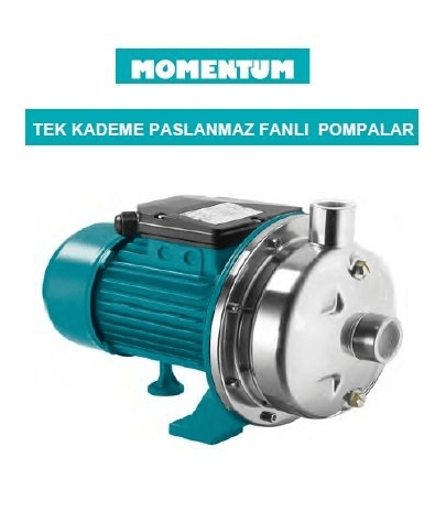PMS200/1.85 2.4 HP Paslanmaz Fanlı Temiz Su Pompası