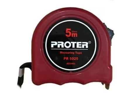 PR 5025    5 * 25 mm STOPLU ÇELİK ŞERİT METRE 