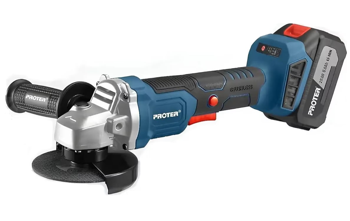 PST 904 E  115 mm  4.0 Ah 20 V Li-ion Pil  Kömürsüz Elkt.Hız Şarjlı Avuç Taşlama 