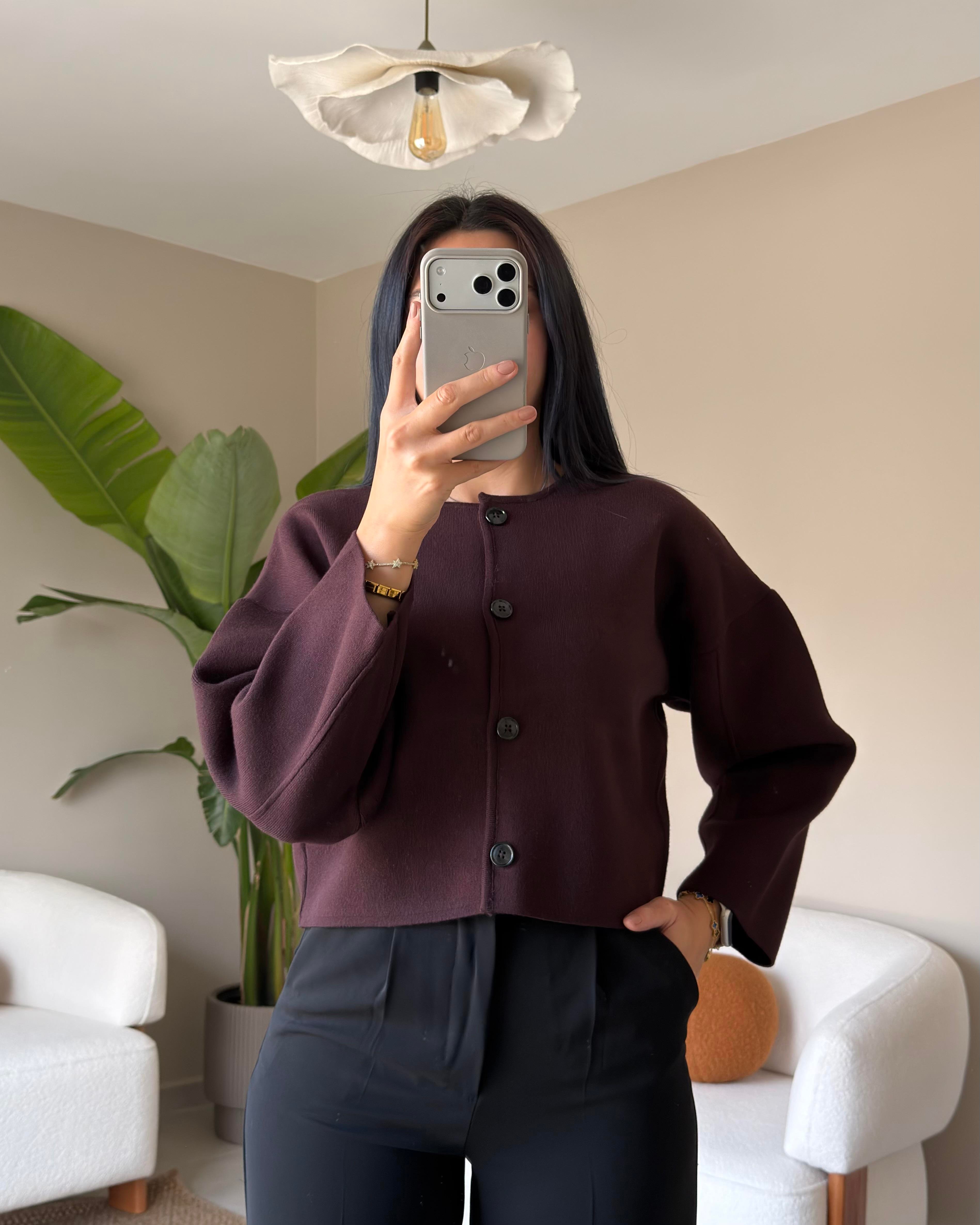 KAHVE TRİKO HIRKA