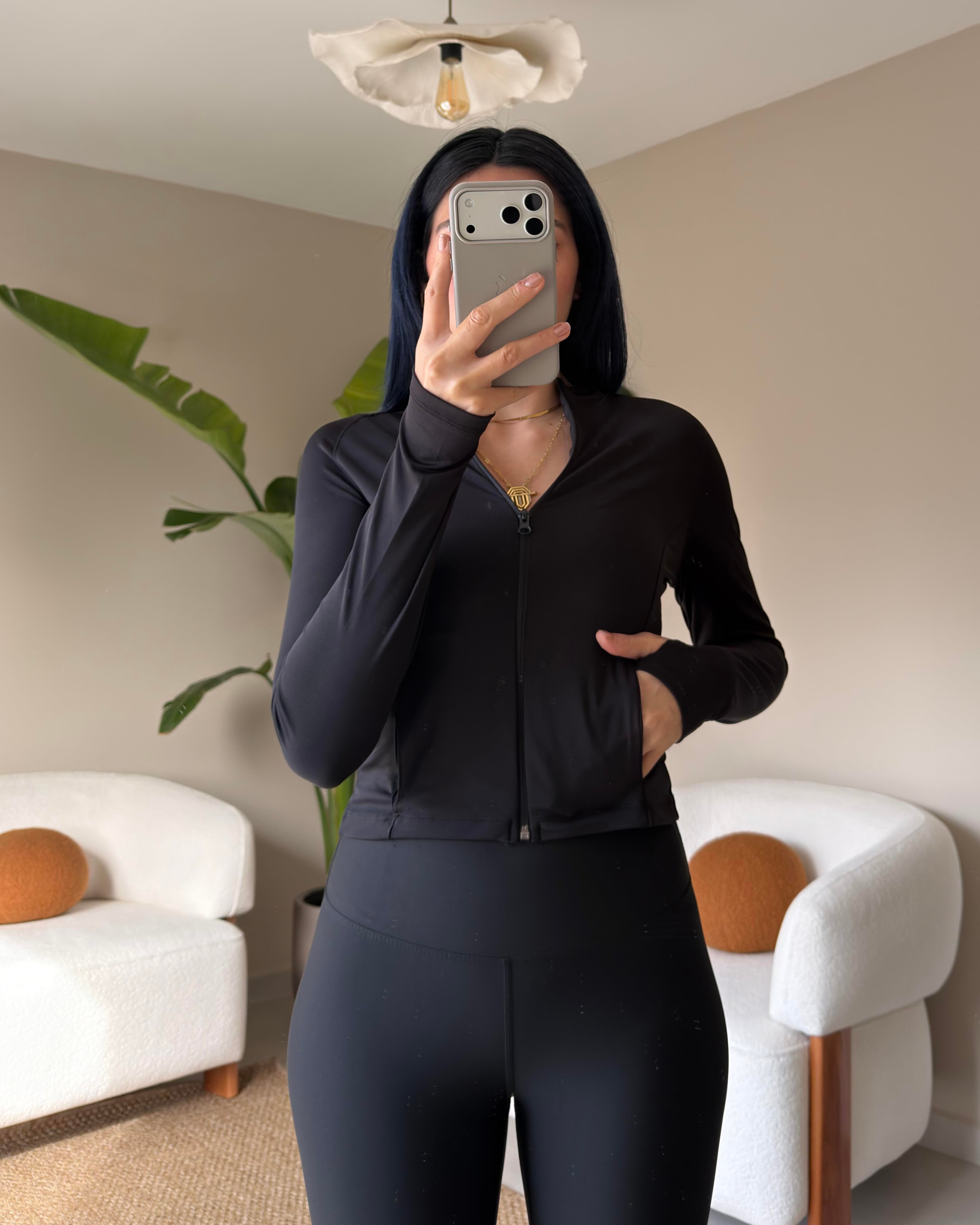 SİYAH DALGIÇ CEPLİ FERMUARLI BODY